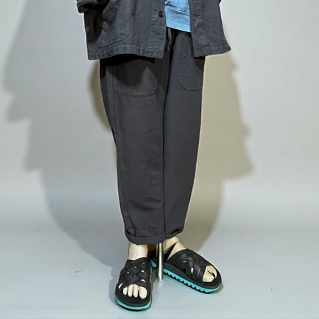 TigreBrocante"hoot cotton tagosaku long pants“(sumikuro)unisex