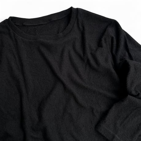 HOLIDAY TRUNKS"homebody3 Pile Long sleeve tee Ver2.0(black)unisex