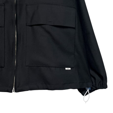 amne"GABARDINE"covered blouson(black)unisex
