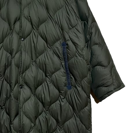 Slow Hands "recycle tent down coat for archive exclusive"(olive×olive)M-A(unisex)