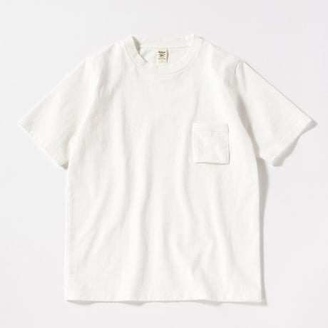 Jackman"dotsume pocket T-shirts"(off white) unisex