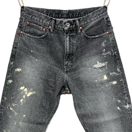 H.UNIT "14oz denim 5P customize" (black) unisex