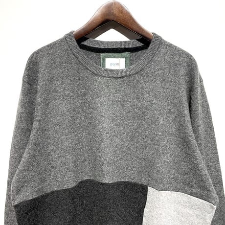 yoused "cashmere remake patchwork sweater(asst)unisex 1(B)