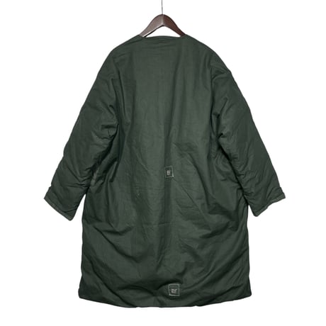 Slow Hands "recycle tent down coat"(olive×olive)S-unisex