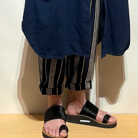 SANDALMAN "toe loop double sole" (cow hair) unisex