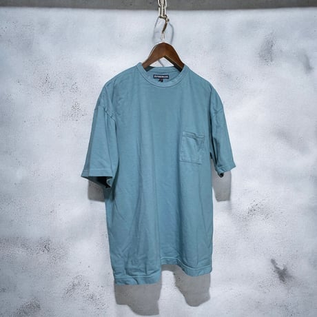 TigreBrocante"20/1 combo 天竺 venice beach pocket-T"(dust blue)unisex