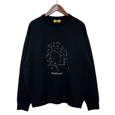 eyya"special pile wool knit sweat [beethoven]"(black)unisex
