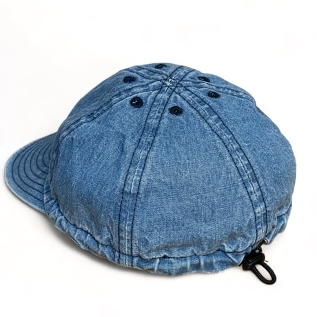 TigreBrocante"10oz denim&cotton satin A-64 cap (unisex)
