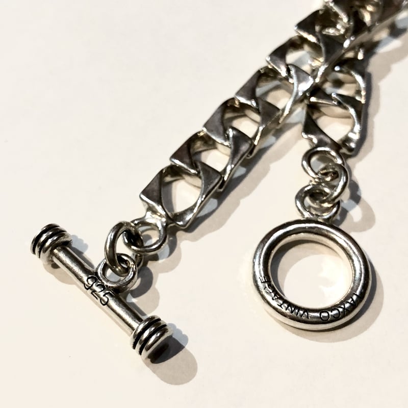 アクセサリー taxco vintage bracelet VINTAGE】 Vintage Taxco Mexican Silver Chain Bracelet