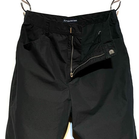 TigreBrocante"cotton×nylon weather comodo tapered pants“(black)women's