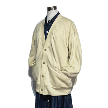 Jackman"Sweat Cardigan"(vanilla)unisex