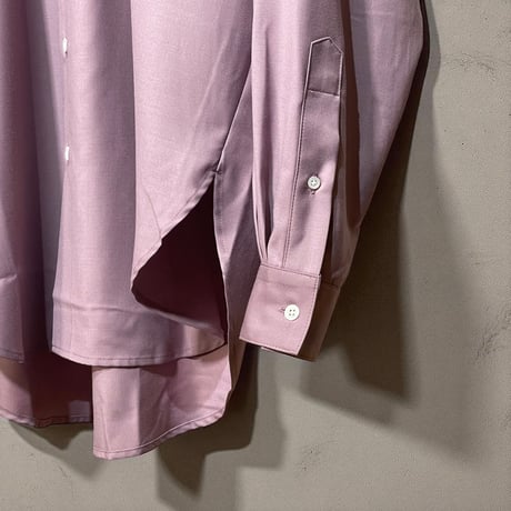 amne "GABARDINE classic shirts" (lavender) unisex
