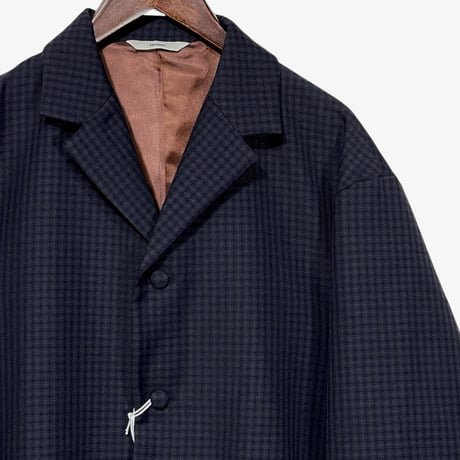 amne "GUNCLUB”modern jacket (navy)unisex