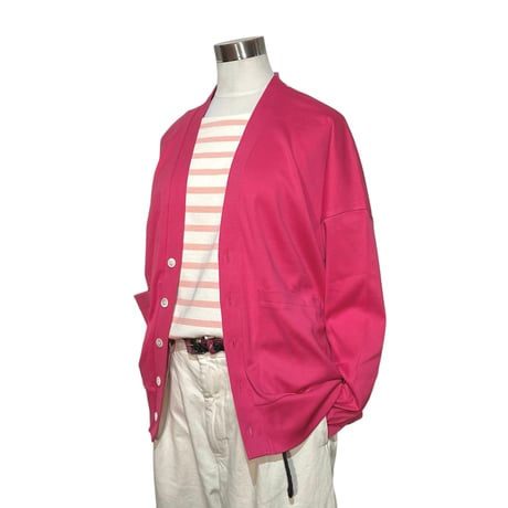 amne "giza round cardigan" (pink) unisex