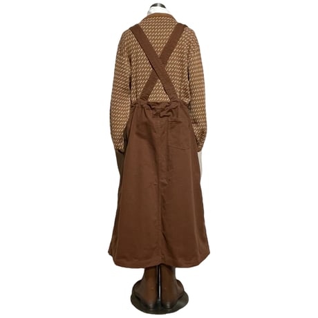 TigreBrocante"pure chamois twill string jumper skirt"(camel)women's