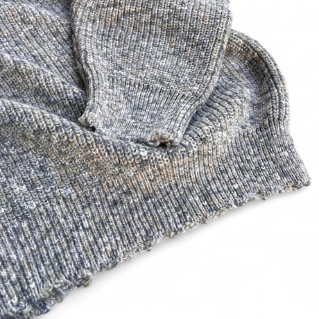 eyya"mixed cotton rib knit crew neck"(gray mix)unisex