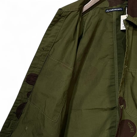 TigreBrocante"zimbabwe cotton TB ameba camo coverall"(khaki)unisex
