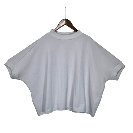 Linen ya"空紡糸度詰め T-shirts"(ice gray)women's