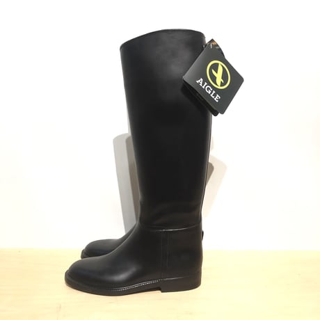 DEADSTOCK"AIGLE RUBBER BOOTS start"(black)