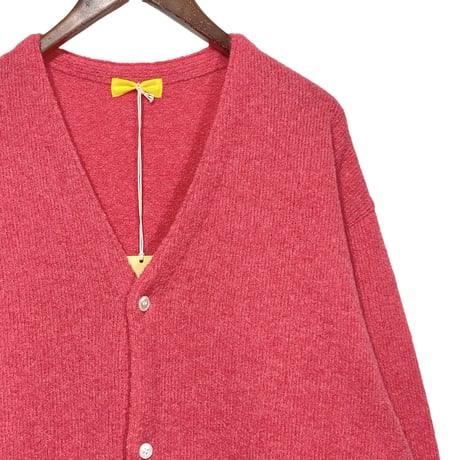 eyya"boucle twisted yarn cardigan"(pink)unise