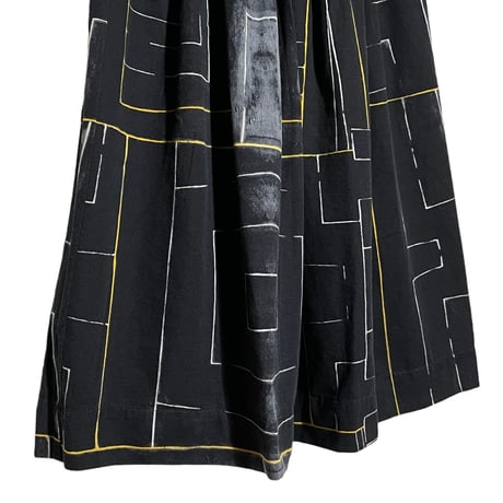 TigreBrocante"ficelle long skirt"(black)women's
