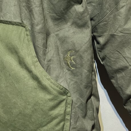 Slow Hands "recycle tent down coat"(olive)S-B unisex