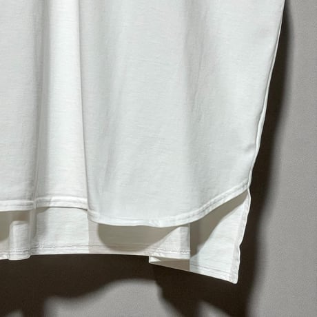 CAERULA PER LIGHTS"30/Jersey V neck wide T"(white)unisex