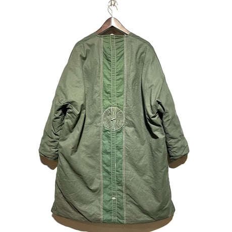 Slow Hands "recycle tent down coat"(olive)S-B unisex
