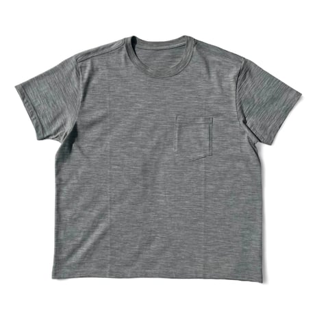 eyya"super merino wool S/S Tee"(gray)unise