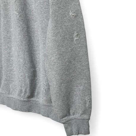 SUBTLE Re label "used damage sweat" (unisex) A