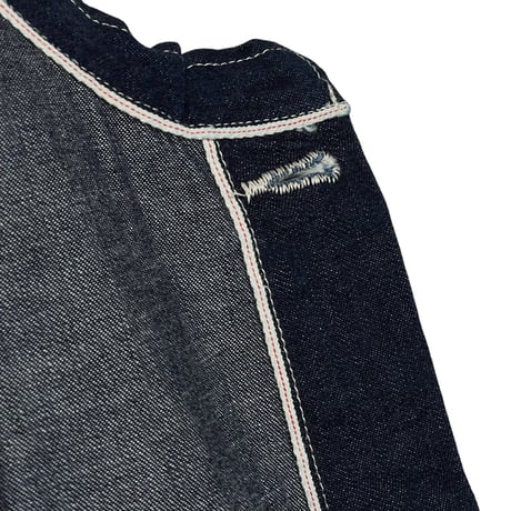 TigreBrocante"selvage 8oz denim stand coverall"(inidigo)unisex