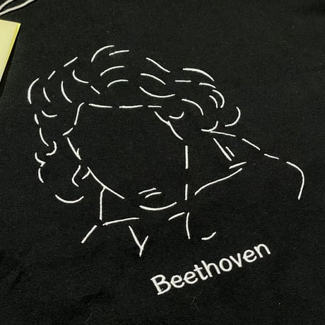 eyya"Beethoven Embroidery S/S Tee"(black)unisex