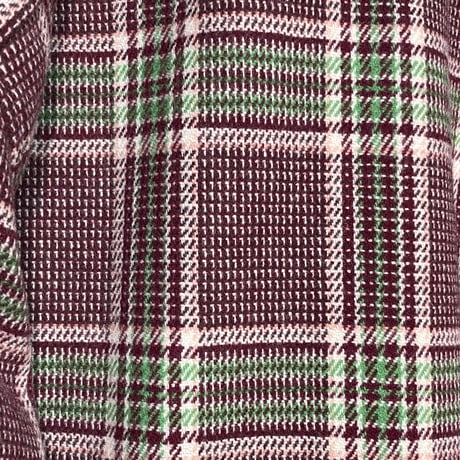TigreBrocante "mule spinning check 3pocket foreman shirts”(red)unisex
