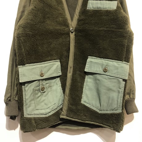 DEAD STOCK REMAKE"netherlands army boa liner"(olive)unisex(C)