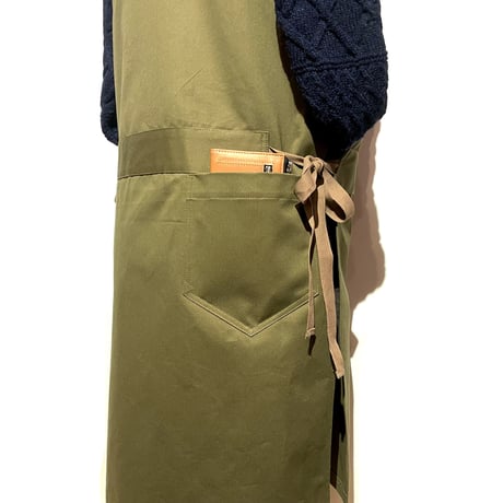 ASEEDONCLOUD"Handwerker apron" (khaki) unisex