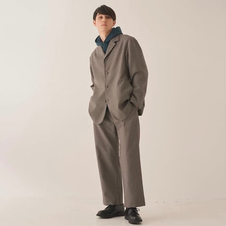amne "GUNCLUB”modern jacket (beige)unisex