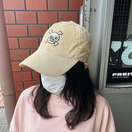 Let’s Kung-Fu “embroidery corduroy cap"(unisex )