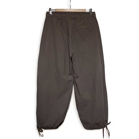 TigreBrocante"cord stripe darts wide pants"(brown)unisex