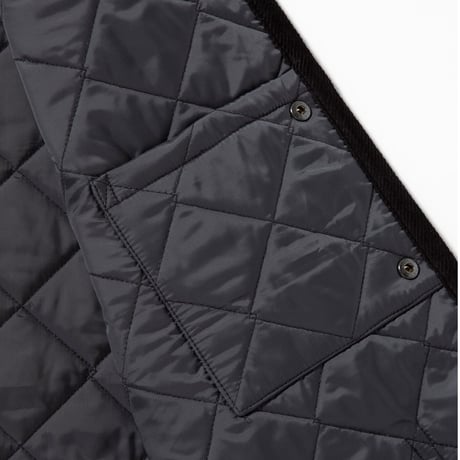 Jackman"Lavenham ×Jackman Dotsume Gilet"(heather black)unisex