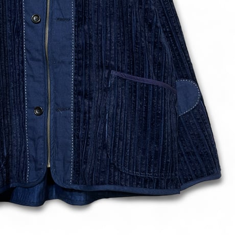 FUNSET OF ART "jumbo cord liner jacket"(indigo)unisex