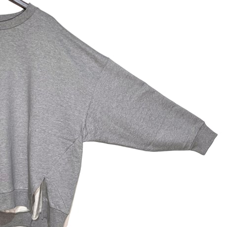 CAERULA PER LIGHTS"French Terry Crew Sweat"(gray)unisex