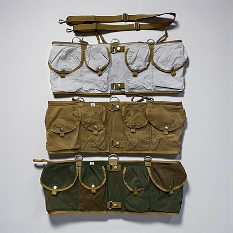 dip ltd"riptop nylon×utility bib"(unisex)