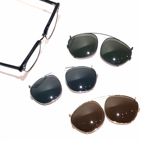 SHURON "RONSIR ZYL” clip-on polarized sunglass