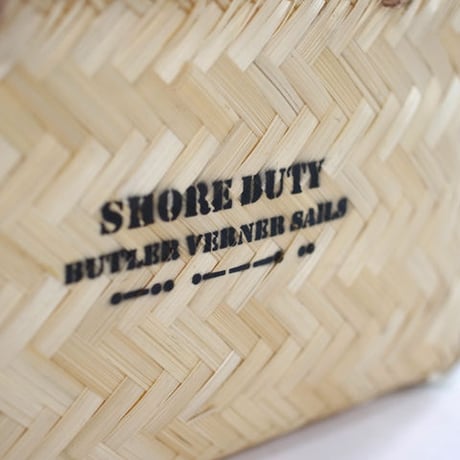 Butler Verner Sails "bamboo×leather market basket"  (S)