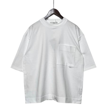 amne "HEAVY PLATING pocket tee" (white) unisex
