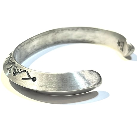 indian jewelry " Edison Sandy Smith(navajo)" triangle bangle(A)