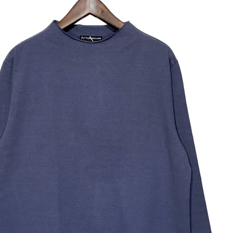 TigreBrocante"medium hard 天竺 bottle neck 9分袖"(teal blue)unisex