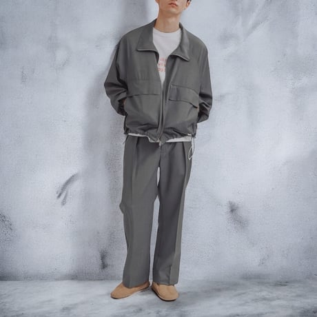 amne"GABARDINE"eel's slacks(hearther)unisex