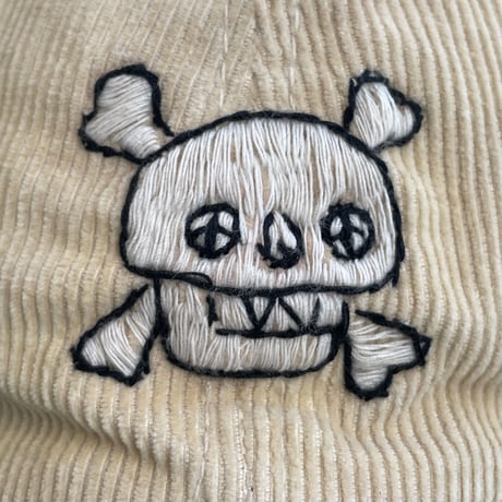 Let’s Kung-Fu “embroidery corduroy cap"(unisex )