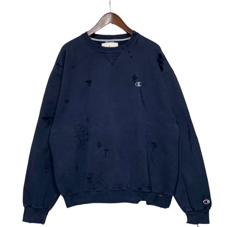 SUBTLE Re label "used damage sweat" (unisex) D